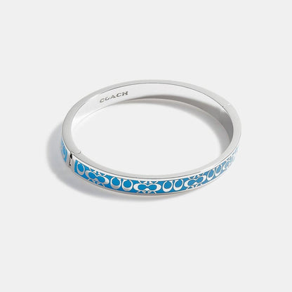 Coach Outlet Signature Enamel Thin Bangle