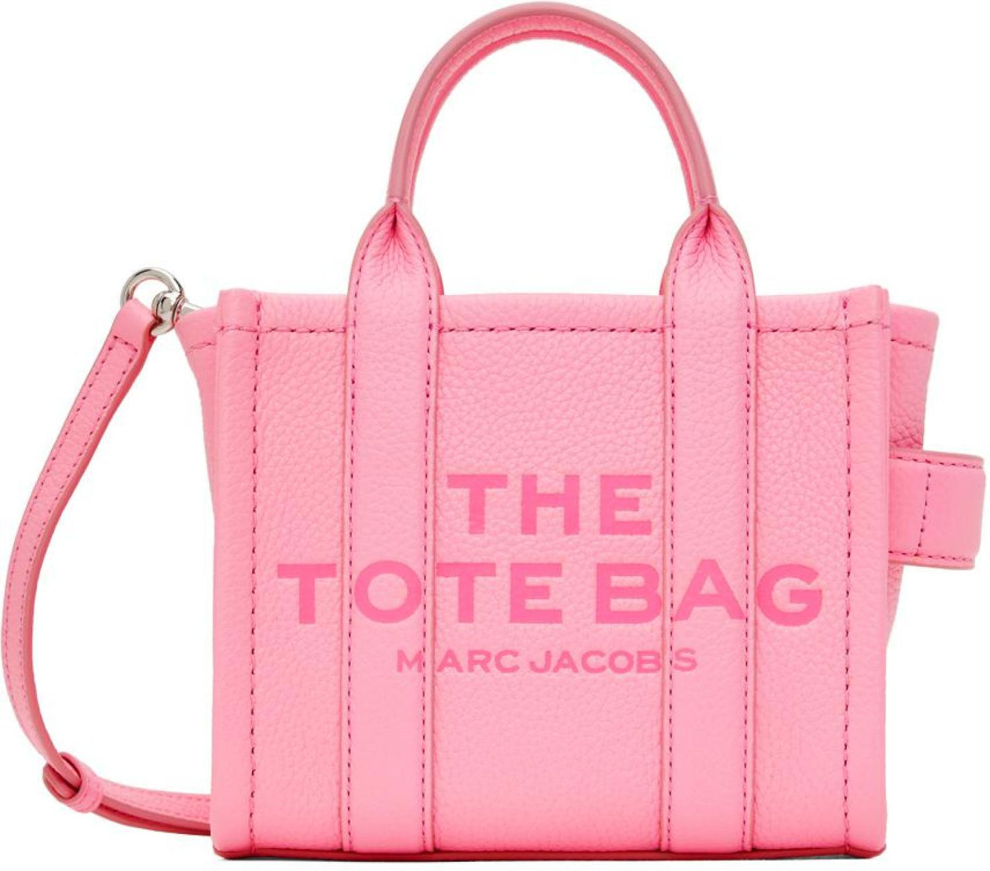 Pink 'The Leather Mini Tote Bag' Tote