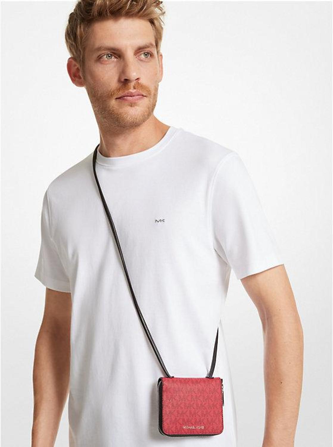 Signature Logo Crossbody Wallet