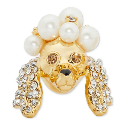 Gold-Tone Poodles & Poms Stud Earrings