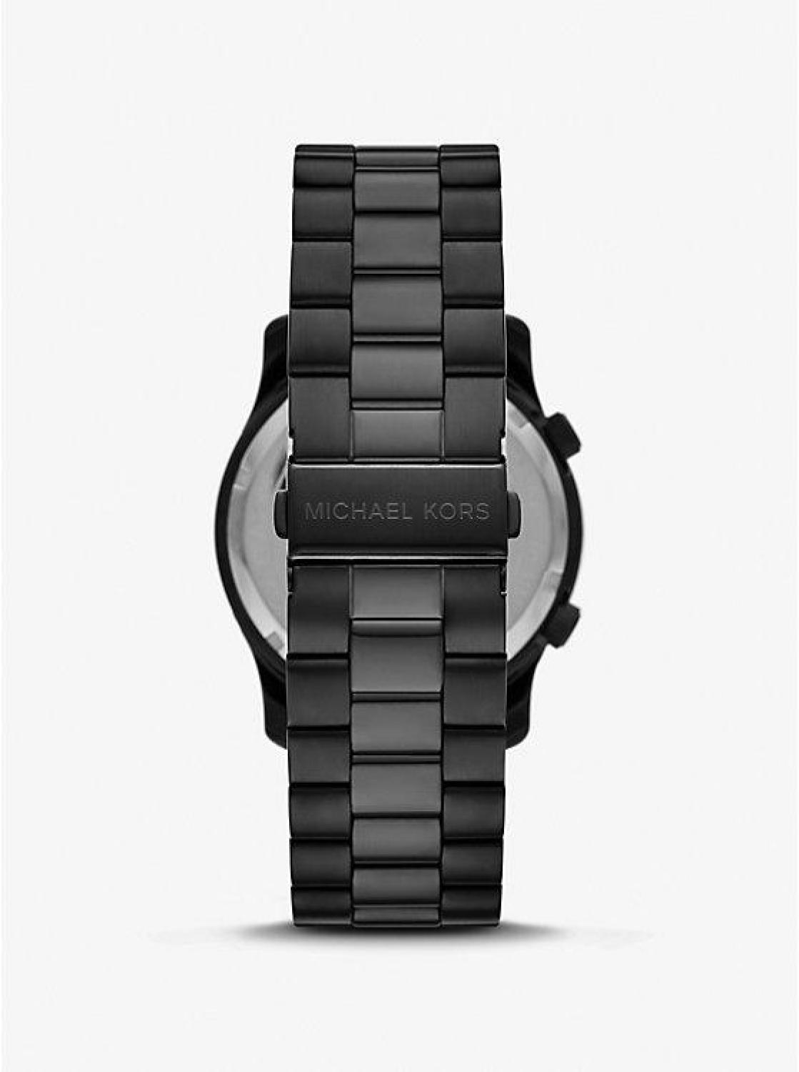 Oversized Runway Black-Tone  Watch