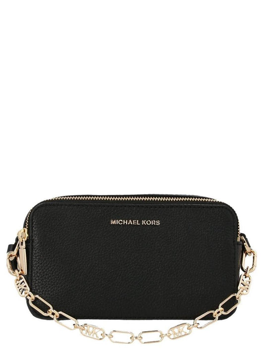 Michael Michael Kors Logo Plaque Double Zip Small Crossbody Bag