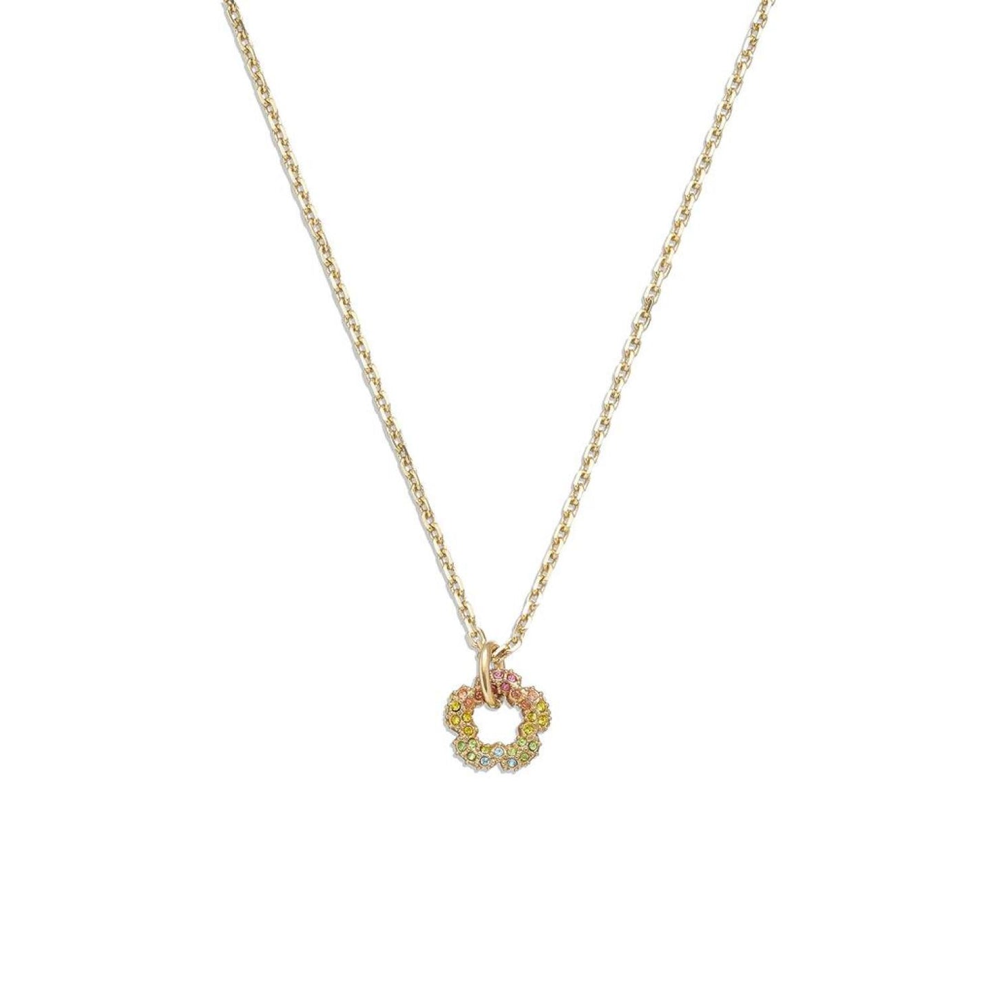 Signature Tea Rose Pendant Necklace