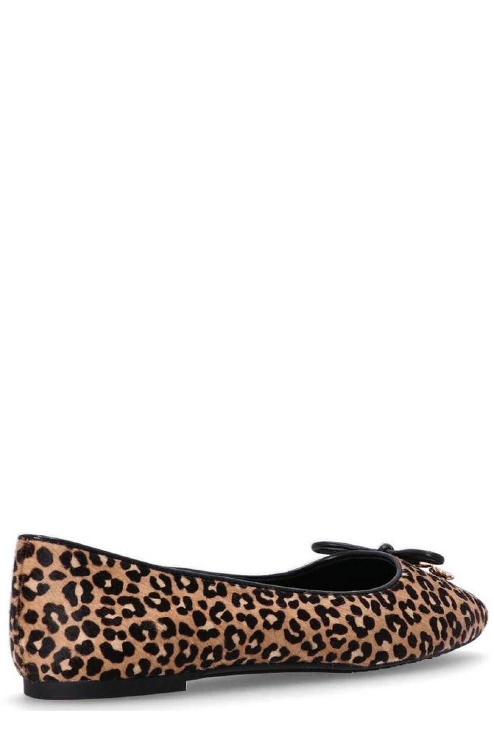 Michael Michael Kors Nori Leopard Printed Ballet Flat Shoes