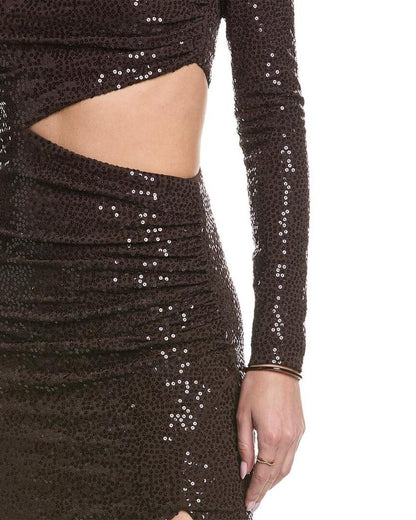 Michael Kors Collection Cutout Sequin Gown