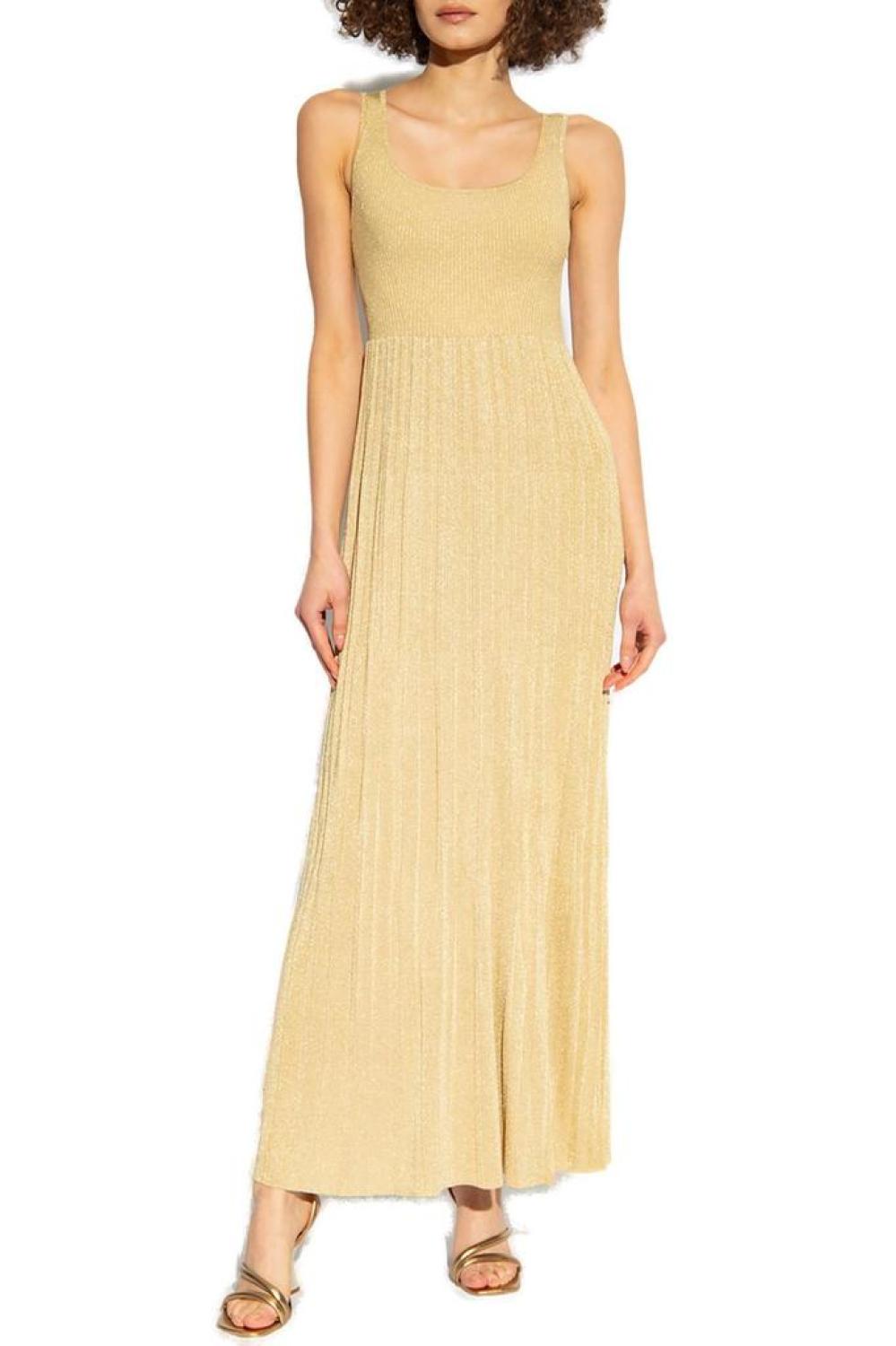 Michael Michael Kors Pleated Sleeveless Dress