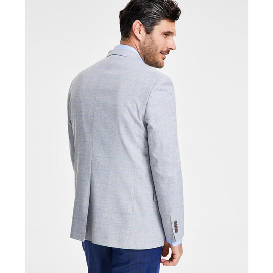 Men's Classic-Fit Windowpane Sport Coat