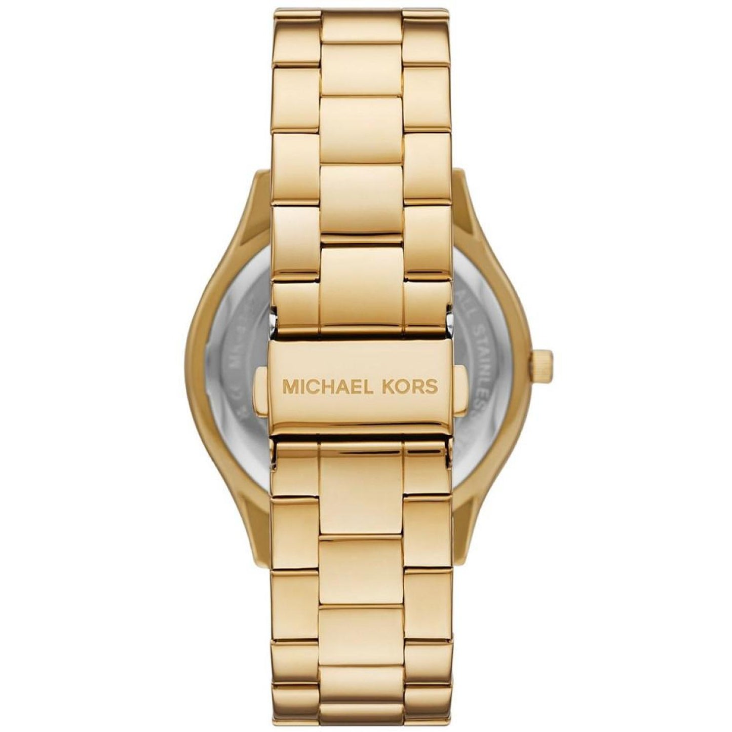 Women's Slim Runway Three-Hand Gold-Tone Stainless Steel Watch 42mm