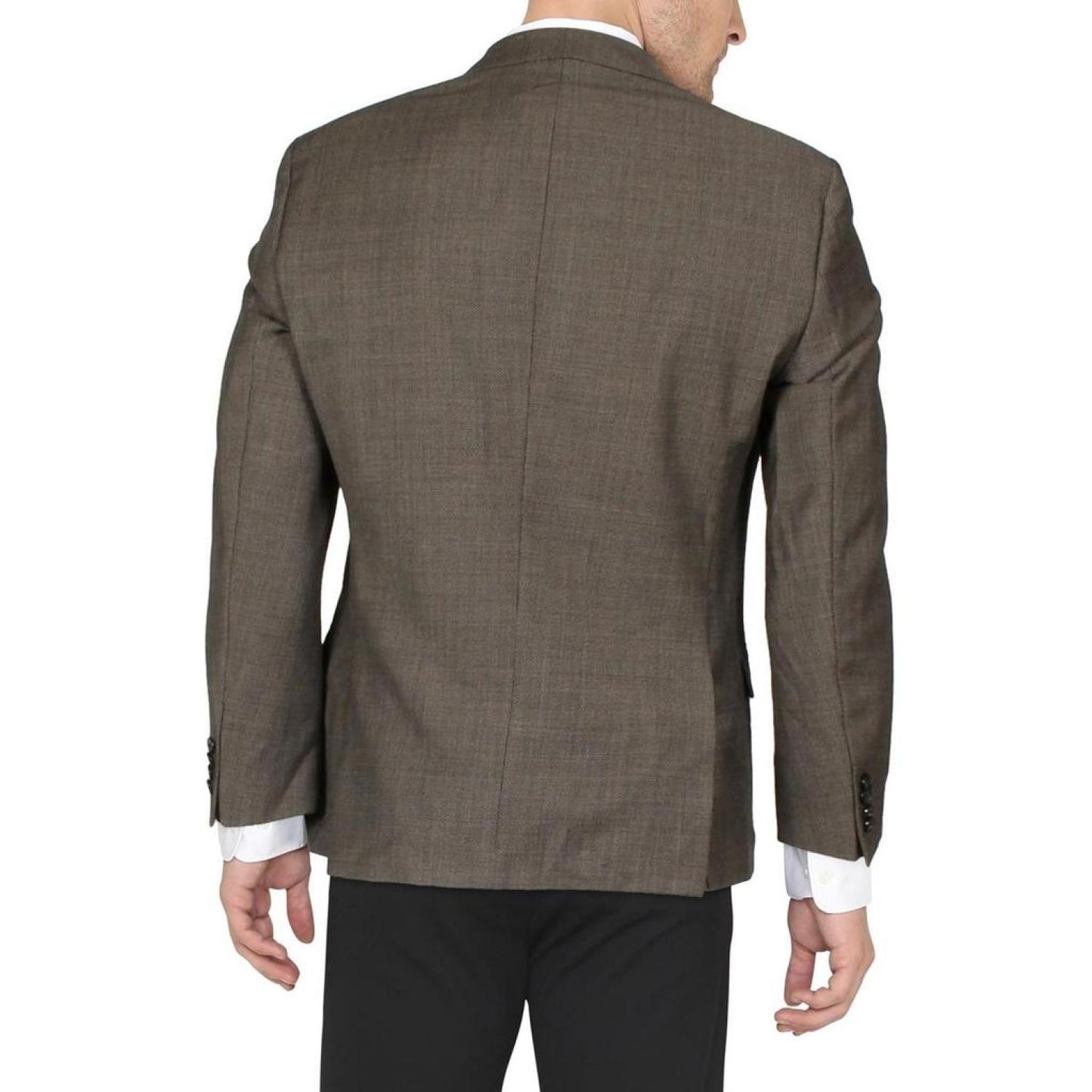 Mens Wool Blend Slim Fit Suit Jacket