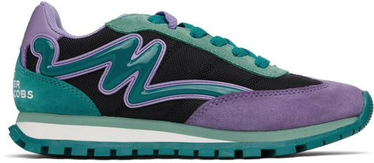 Purple & Green 'The Jogger' Sneakers