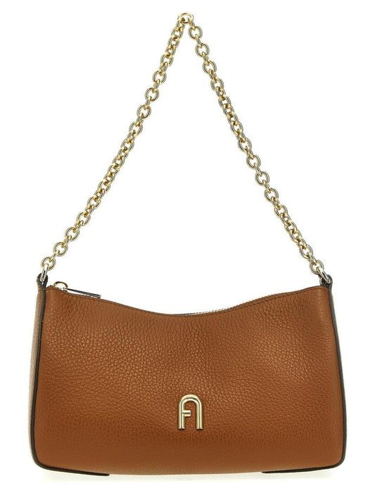 Furla Primula Logo Plaque Chain-Linked Shoulder Bag