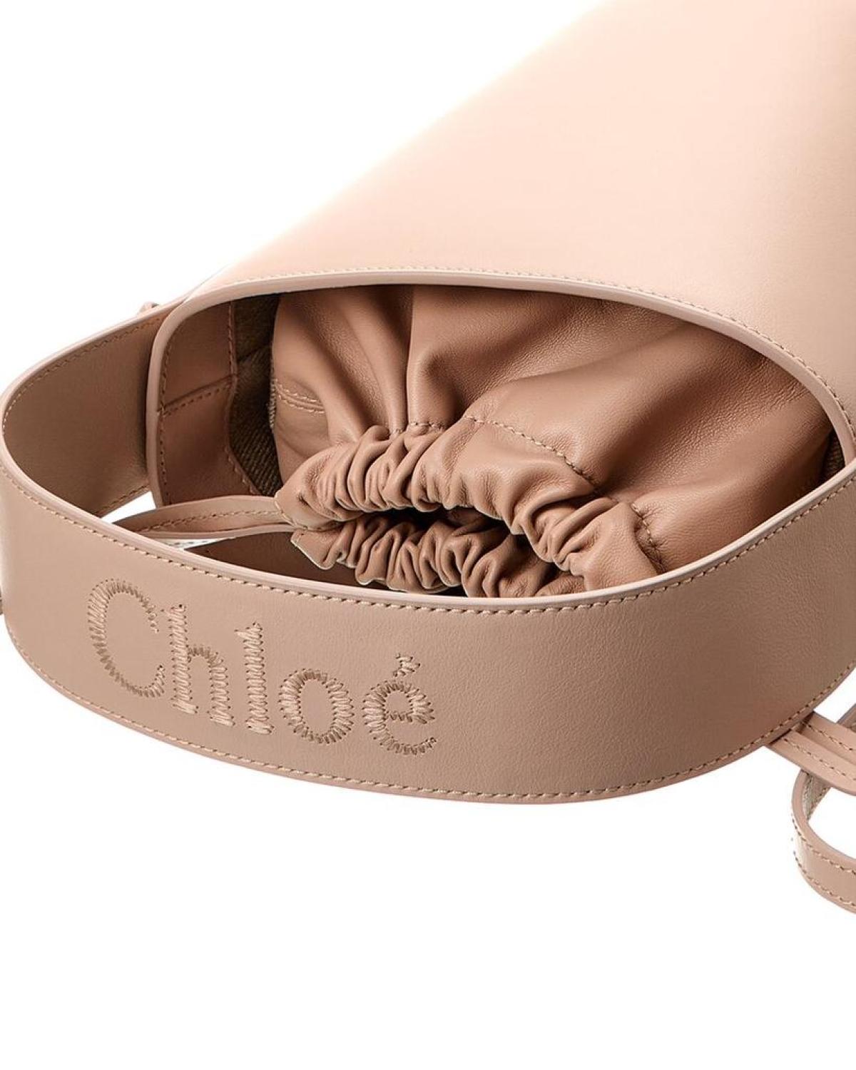 Chloé Sense Leather Bucket Bag