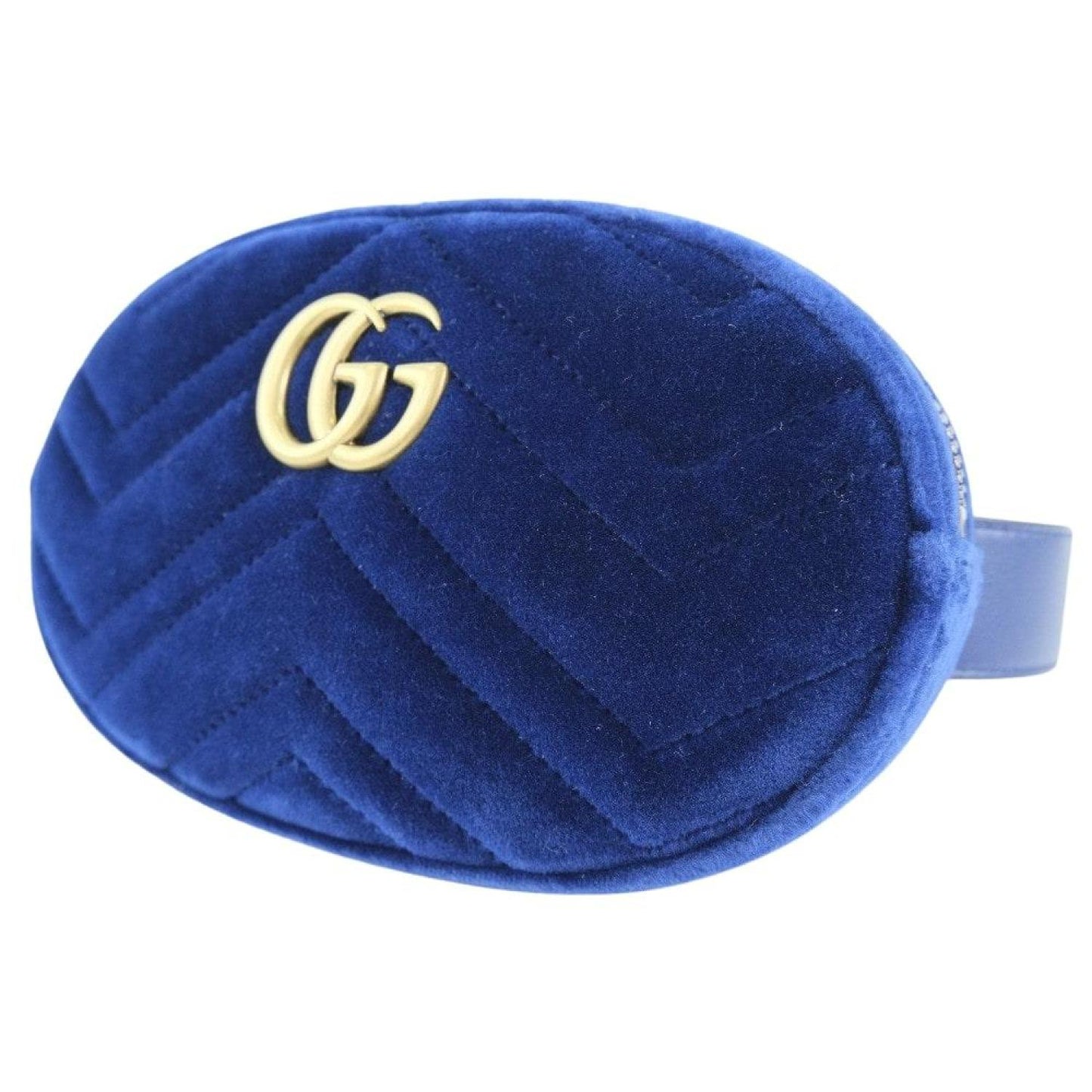 Gucci Gg Marmont Suede Clutch Bag (Pre-Owned)