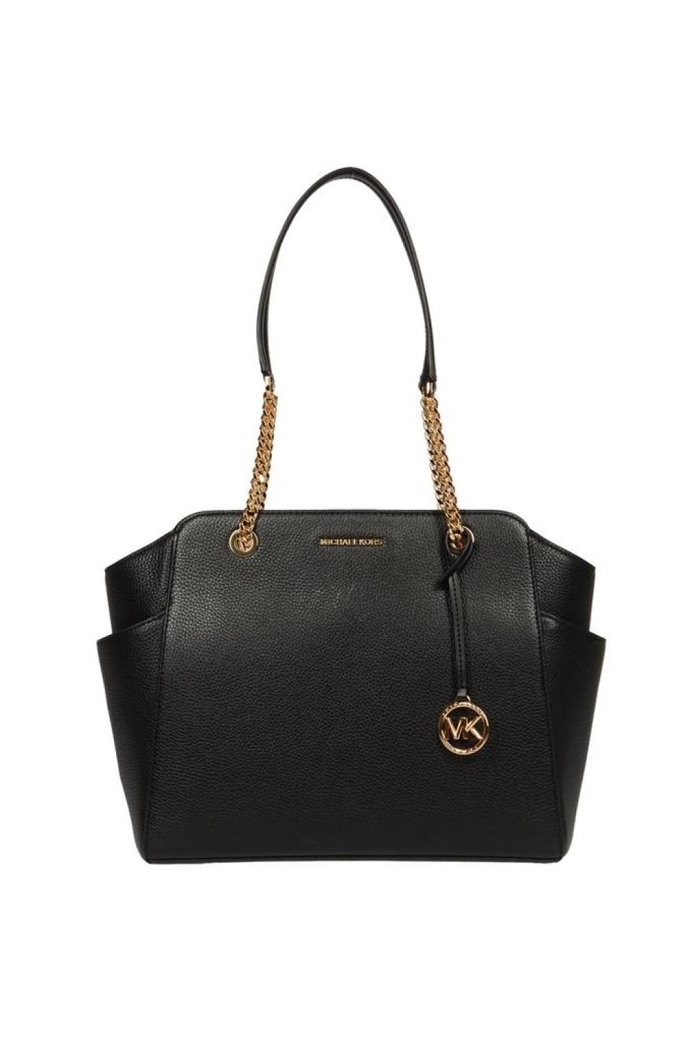 Michael Michael Kors Jacquelyn Logo Charm Medium Tote Bag