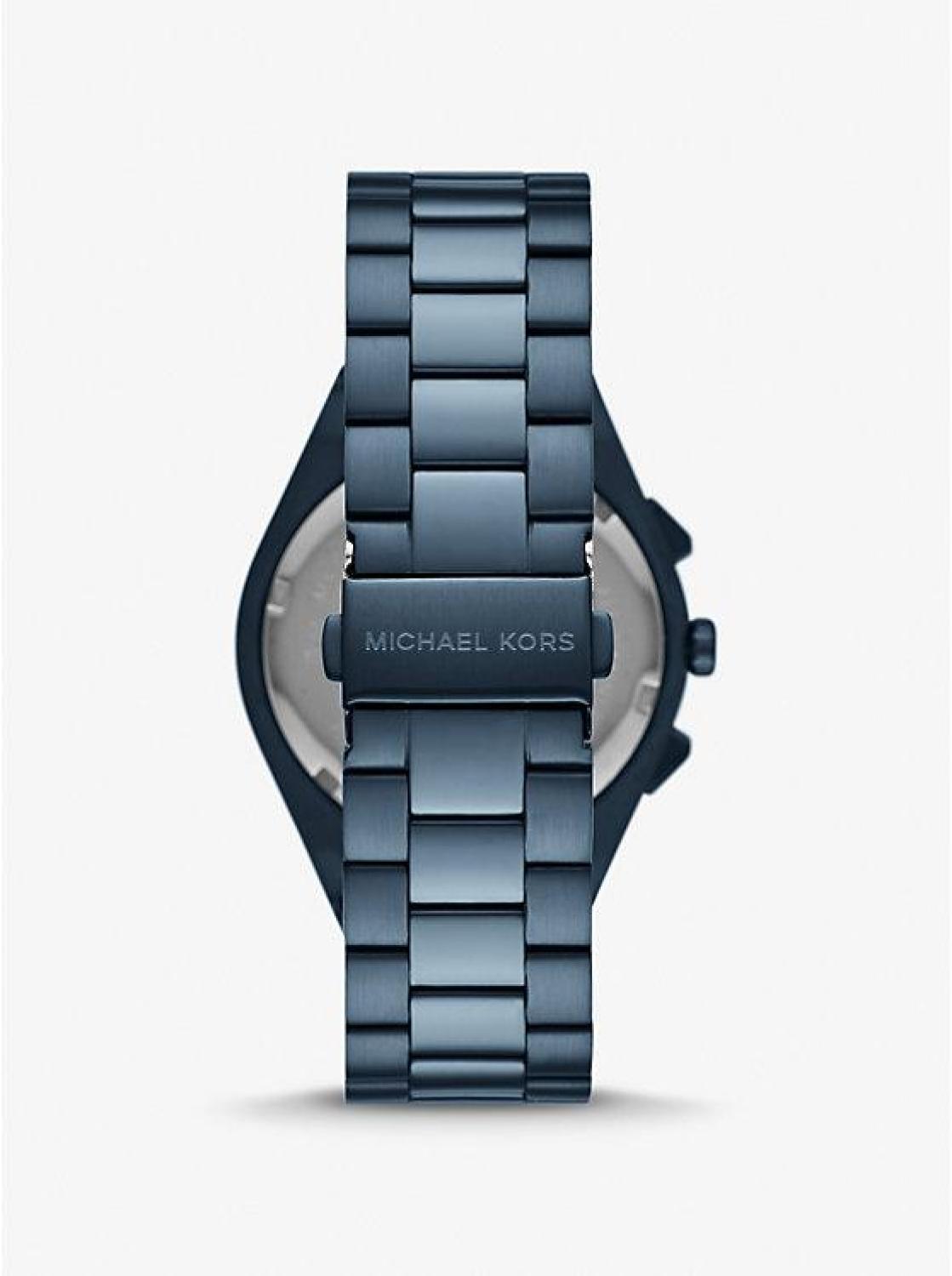 Oversized Lennox Blue-Tone Watch