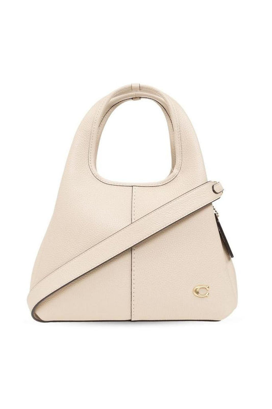 Coach Logo Plaque Top Handle Bag