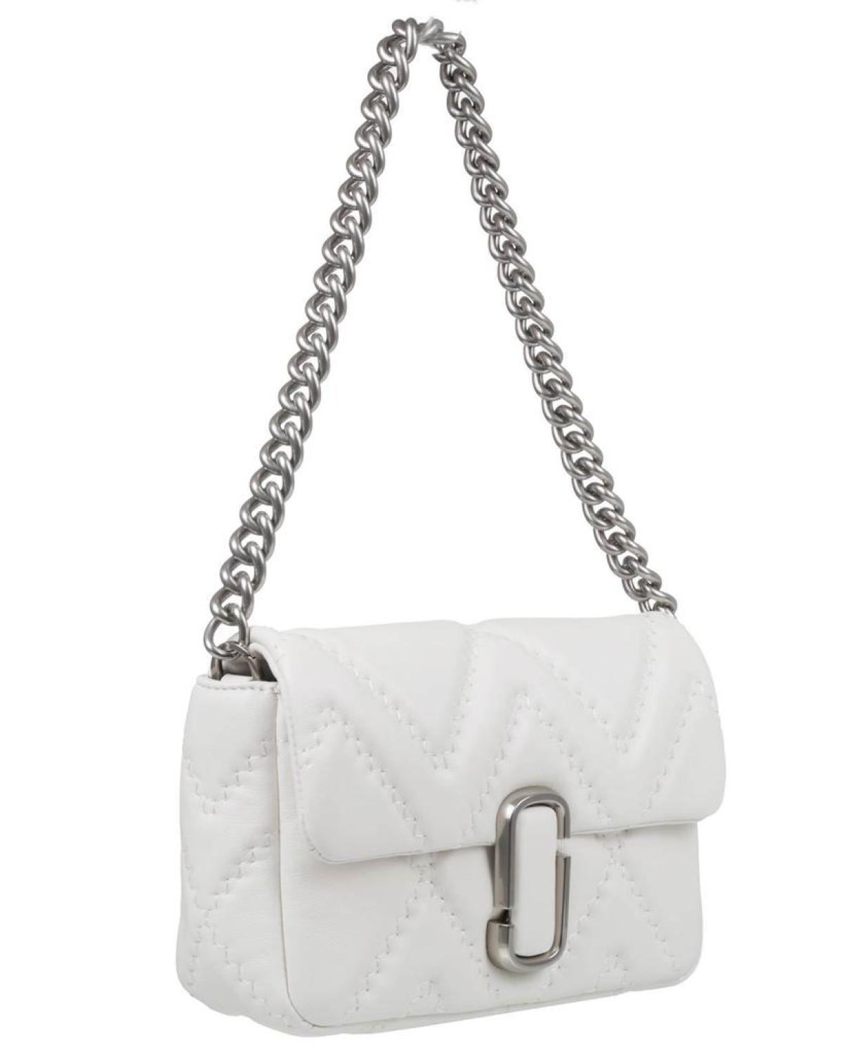 Marc Jacobs Logo Plaque Quilted Shoulder Bag