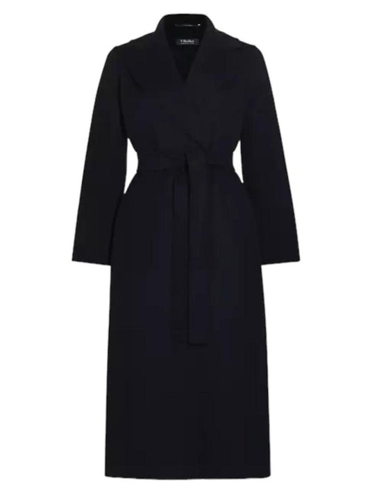 MAX MARA Women's Poldo Midnight Blue Long Coat