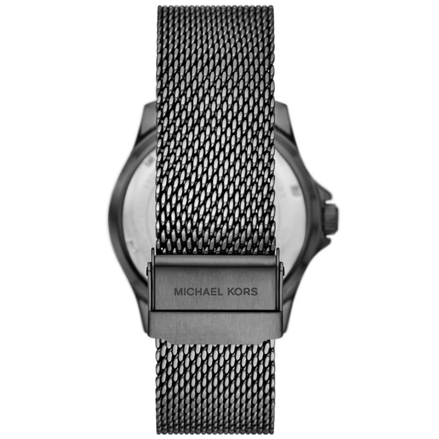 Men's Everest Quartz Three-Hand Gunmetal Stainless Steel Mesh Watch 43mm