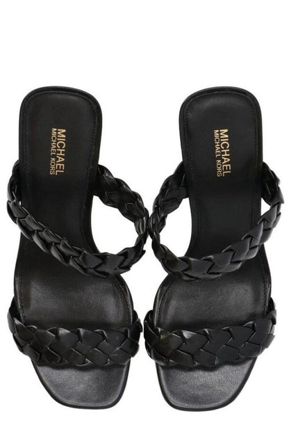 Michael Michael Kors Clara Braided Heel Sandals