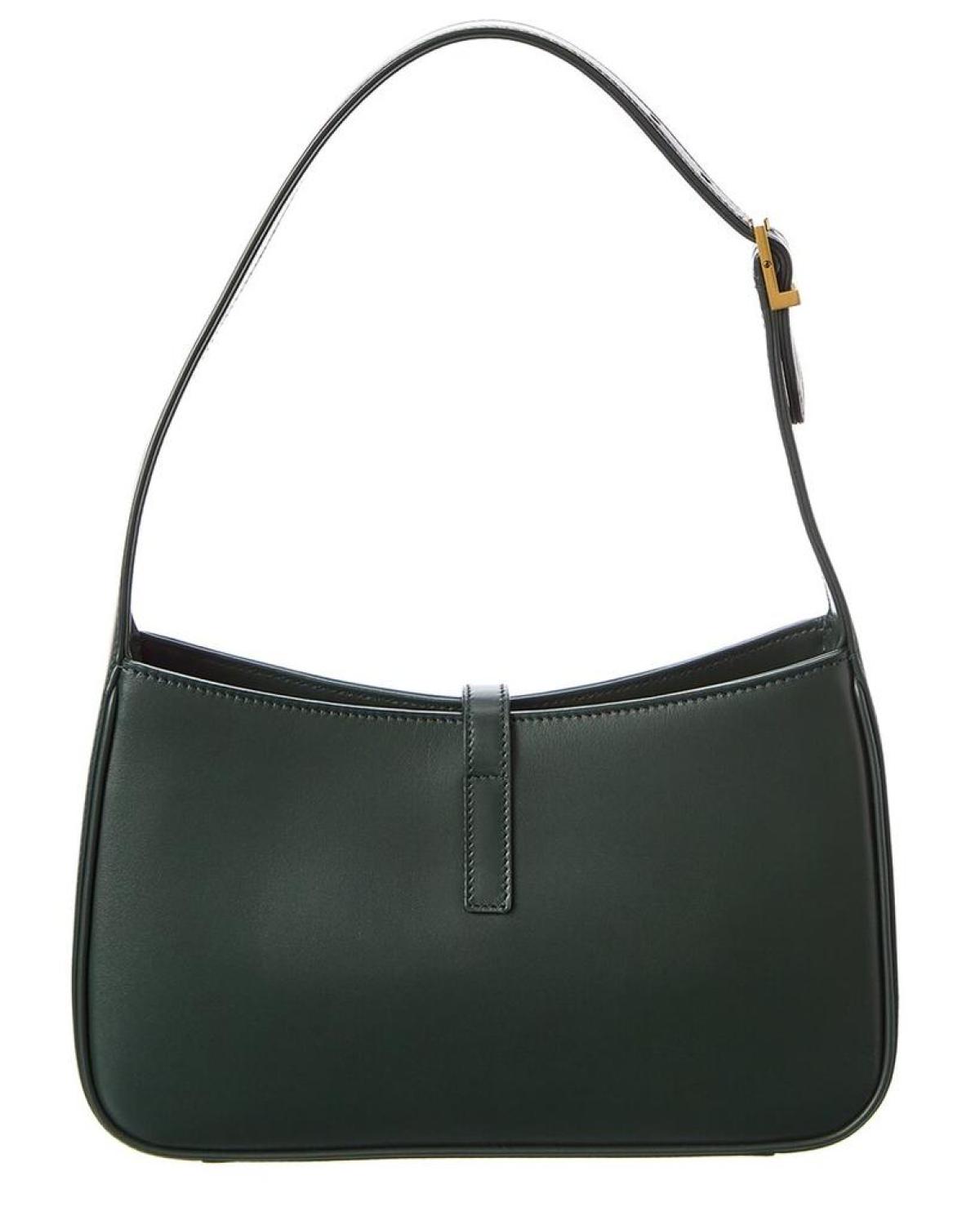 Saint Laurent Le 5 A 7 Smooth Leather Hobo Bag