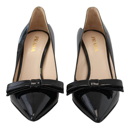 Prada Patent Leather Heels Stilettos Pumps Women's Shoes