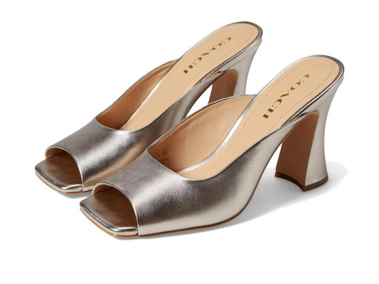 Laurence Metallic Leather Sandal