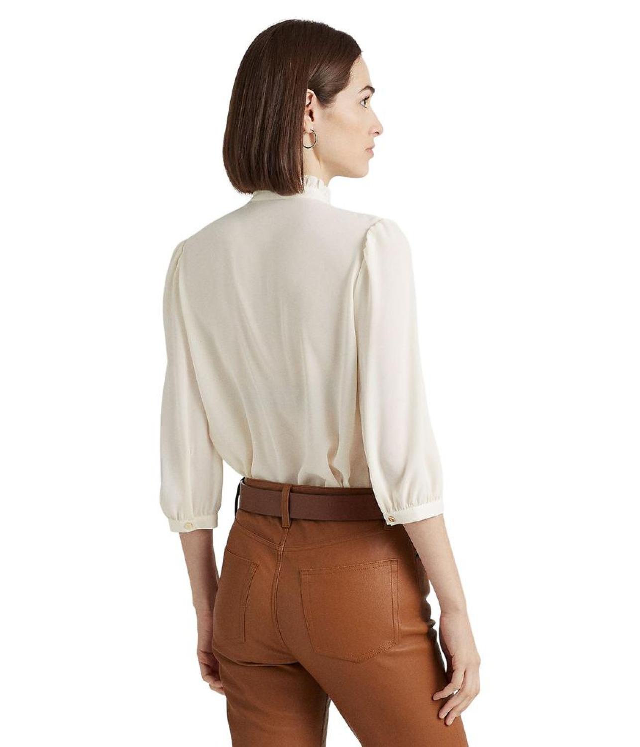 Pleated Georgette Blouse