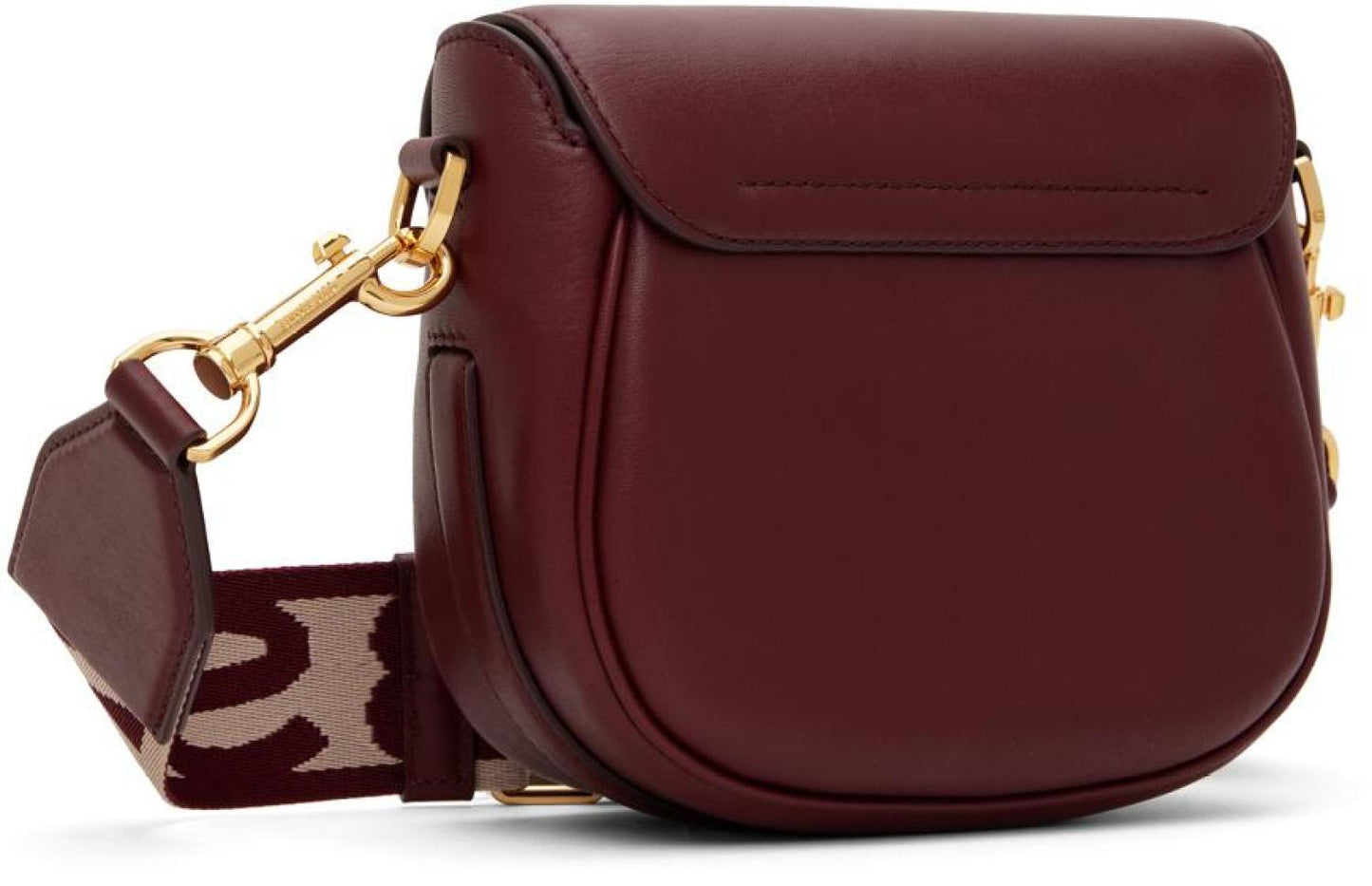 Burgundy 'The J Marc Small Saddle' Bag