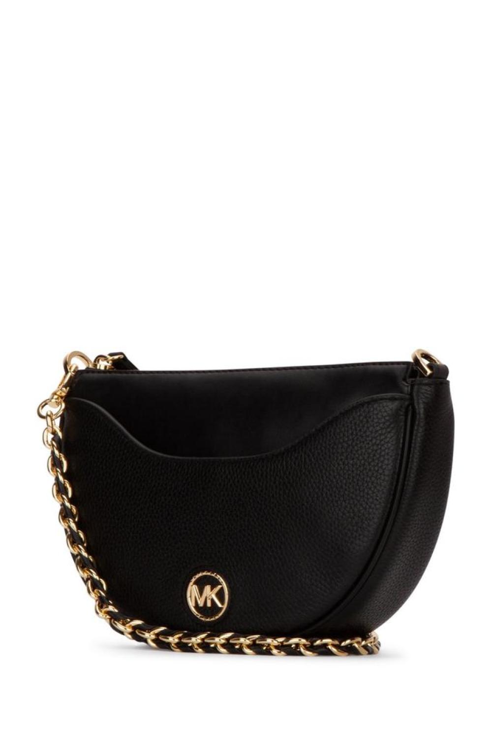 Michael Michael Kors Logo Plaque Zip-Up Shoulder Bag