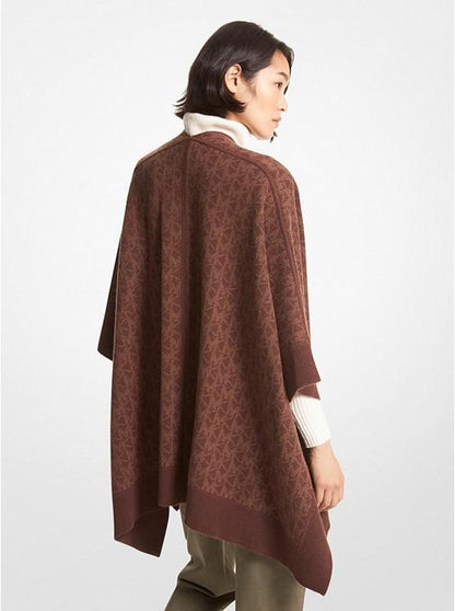 Logo Jacquard Poncho