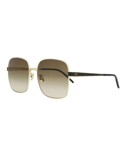 Square/Rectangle-Frame Metal Sunglasses