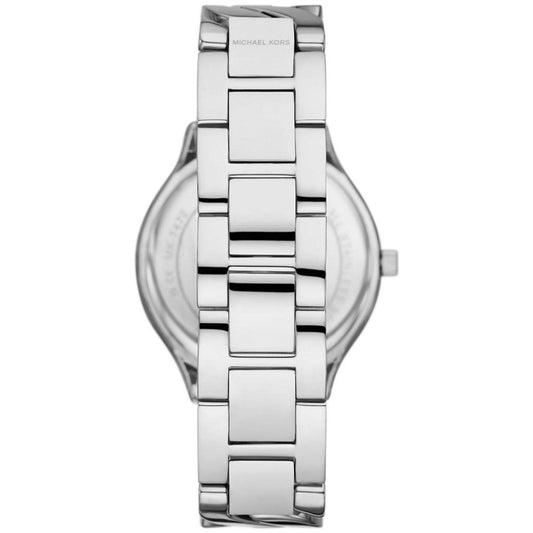 Women's Slim Runway Three-Hand Silver-Tone Stainless Steel Watch 38mm