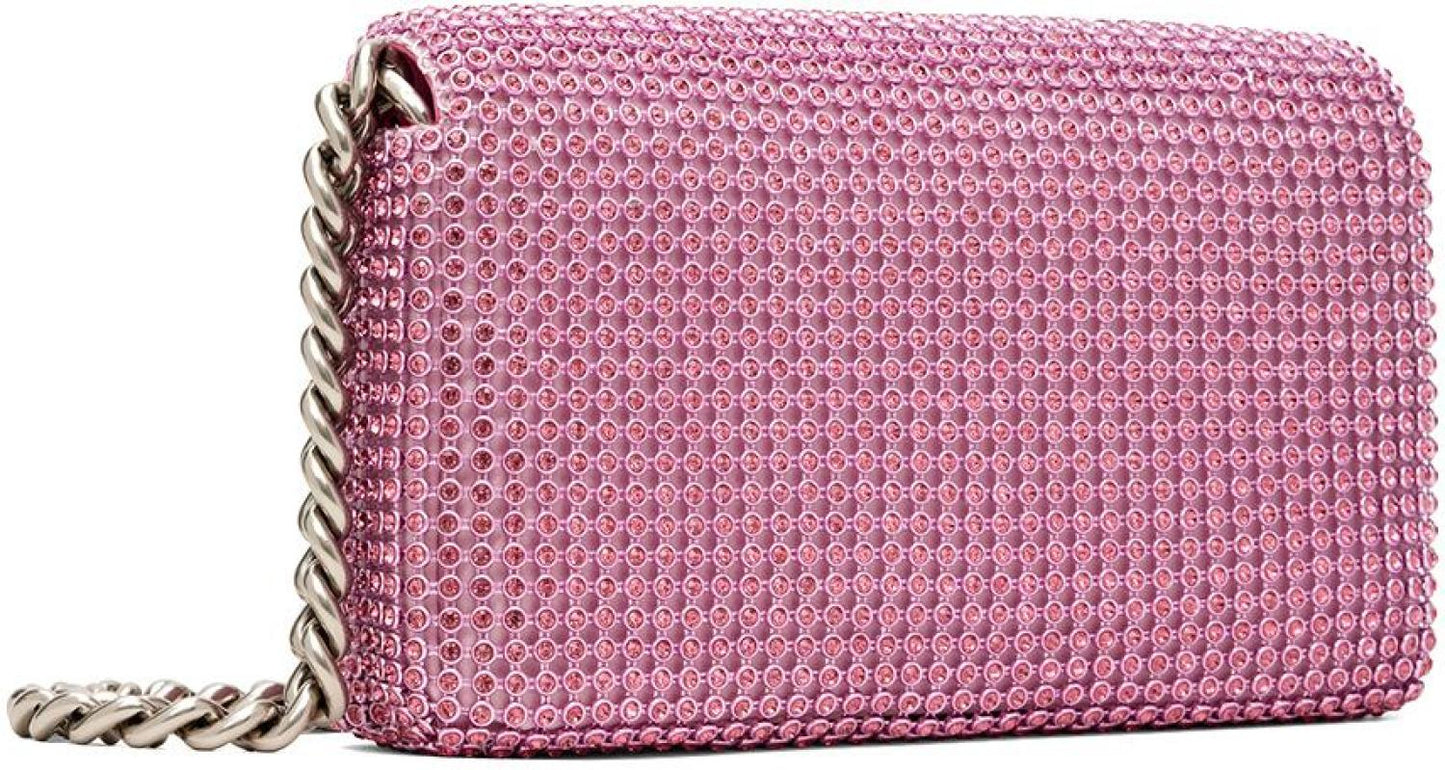 Pink 'The Rhinestone J Marc Mini' Shoulder Bag