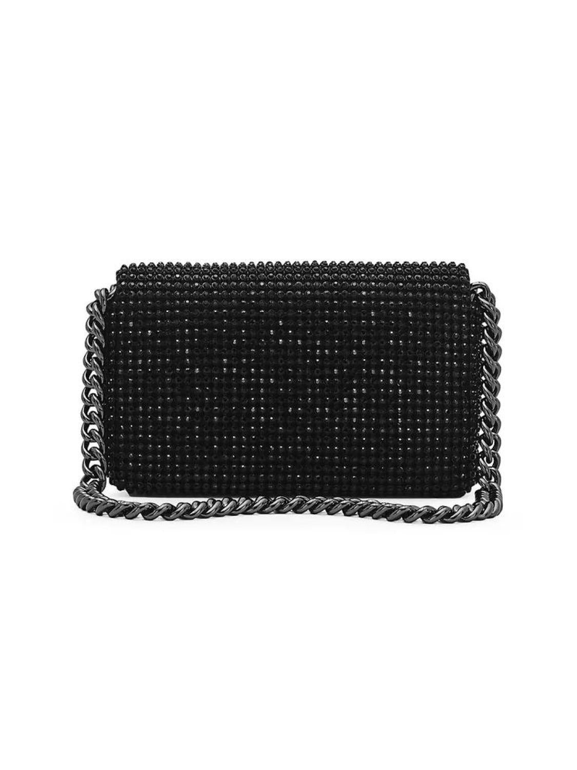 Rhinestone J Marc Mini Shoulder Bag