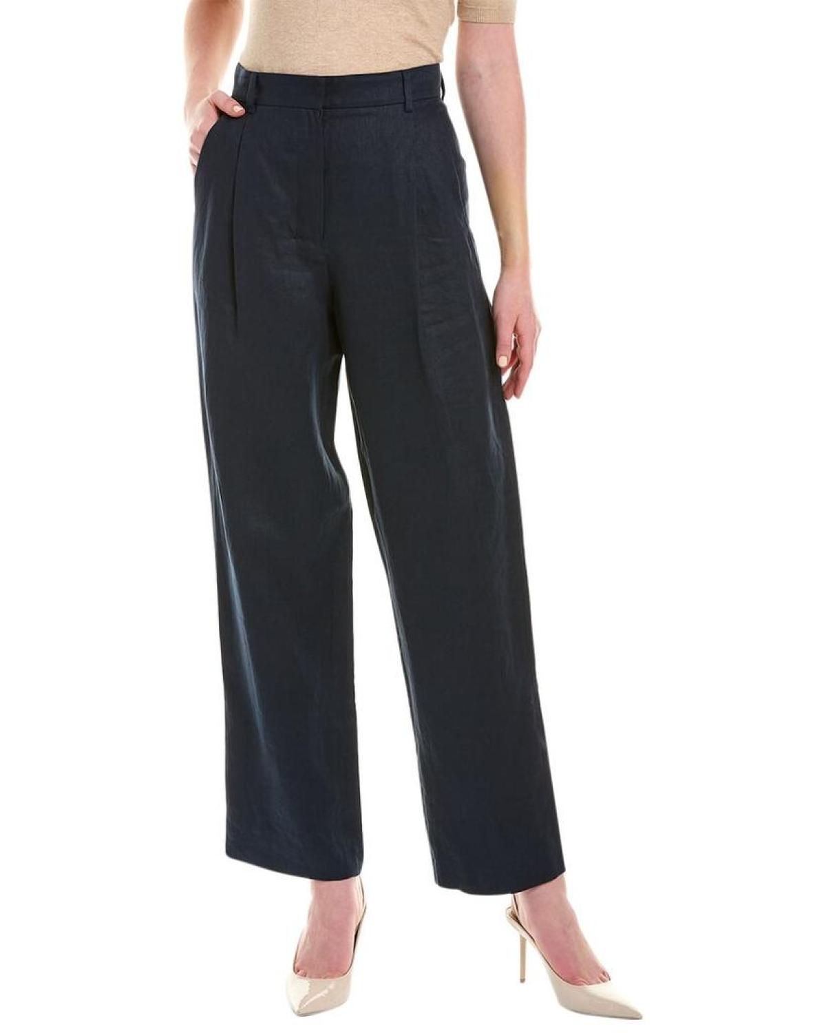 ‘S MaxMara Adam Linen Trouser