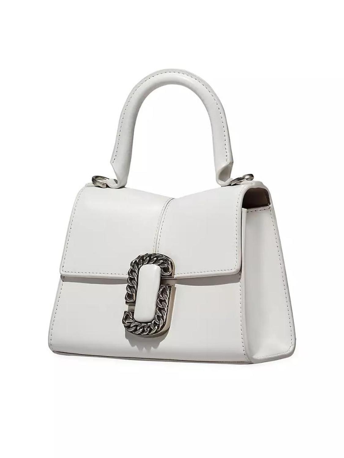 The Mini St. Marc Leather Top-Handle Bag