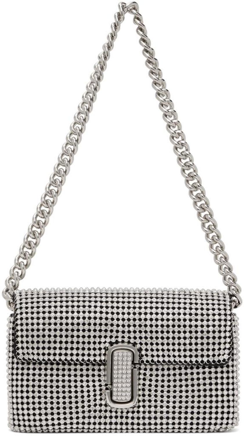 Silver Mini 'The Rhinestone J Marc' Bag