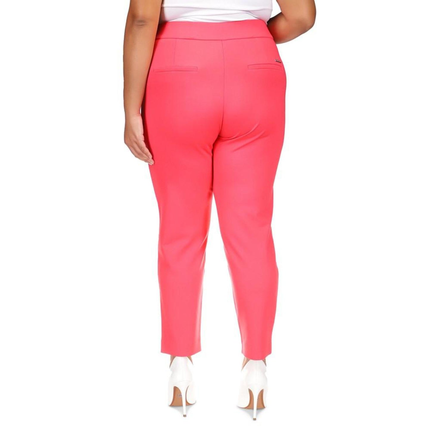 Plus Size High-Rise Pull-On Pants