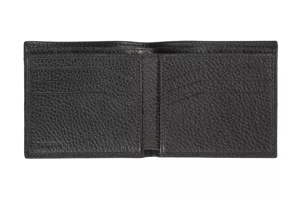 Trussardi Elegant Embossed Leather Men's Wallet